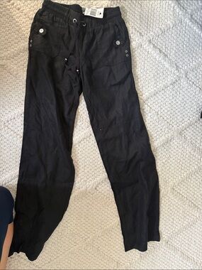 JBL Black Drawstring Cargo Pants